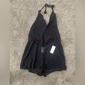 Michael Michael Kors Halter Romper Swim Coverup NWT